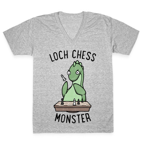 Loch Chess Monster V-Neck Tee Shirt