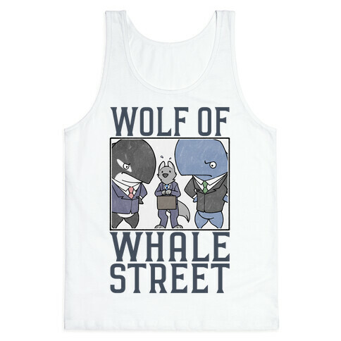 Wolf Of Whale Street Tank Top