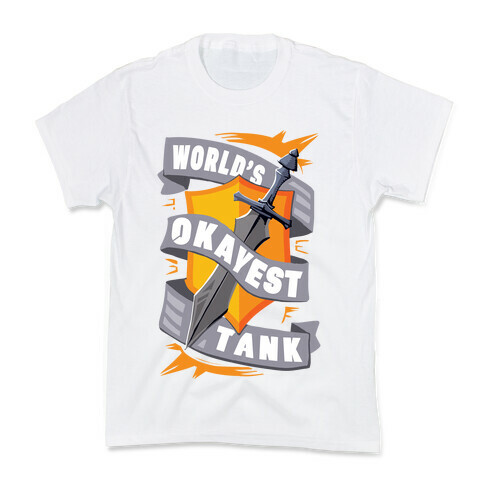 World's Okayest Tank Kids T-Shirt