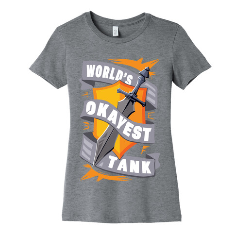 World's Okayest Tank Womens T-Shirt