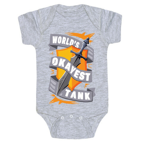 World's Okayest Tank Baby One-Piece