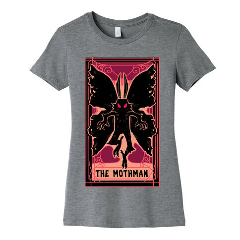 The Mothman Tarot Womens T-Shirt