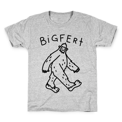 Derpy Bigfert Sasquatch Kids T-Shirt