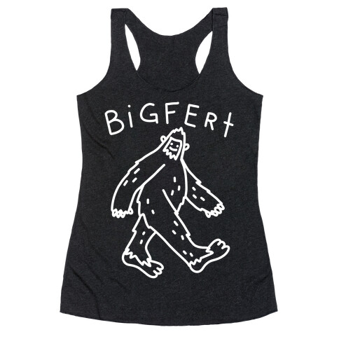 Derpy Bigfert Sasquatch  Racerback Tank Top