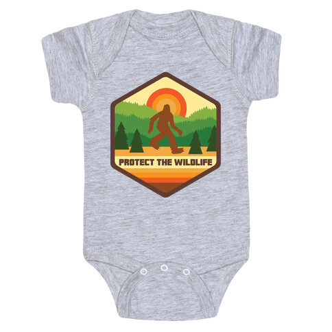 Protect The Wildlife (Bigfoot) Baby One-Piece