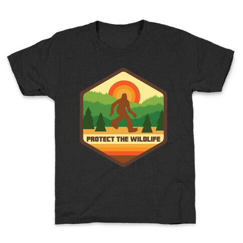 Protect The Wildlife (Bigfoot) Kids T-Shirt