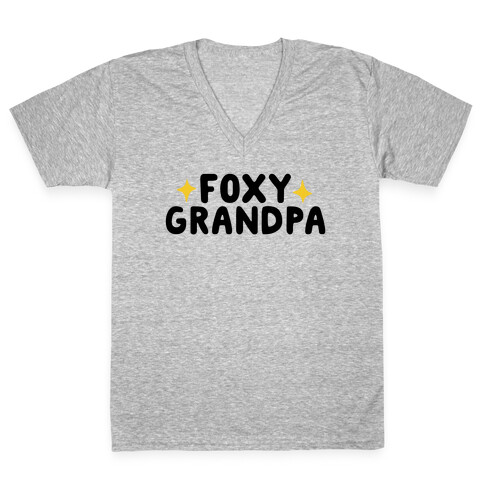 Foxy Grandpa V-Neck Tee Shirt