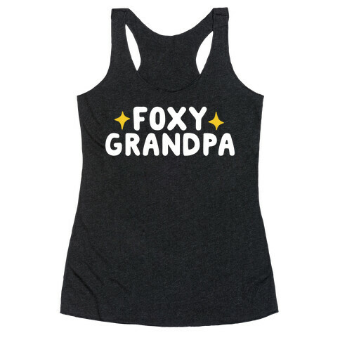 Foxy Grandpa Racerback Tank Top