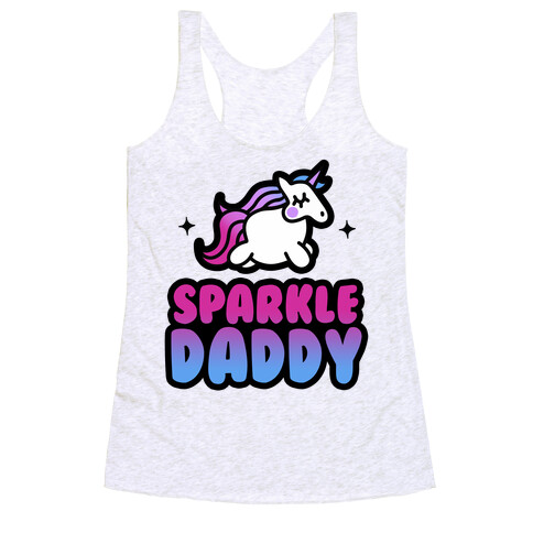 Sparkle Daddy Racerback Tank Top
