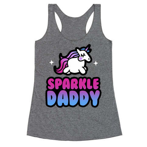 Sparkle Daddy Racerback Tank Top