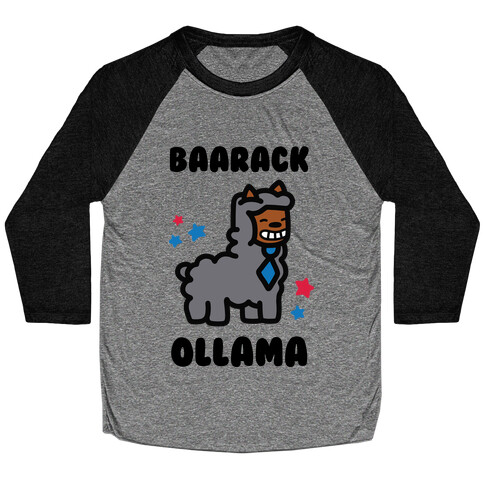 Baarack Ollama Baseball Tee