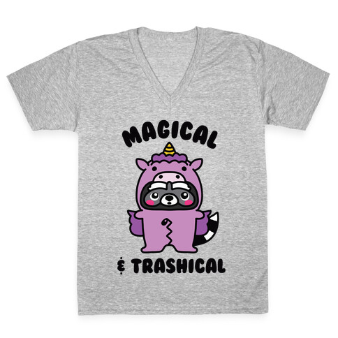 Magical & Trashical V-Neck Tee Shirt