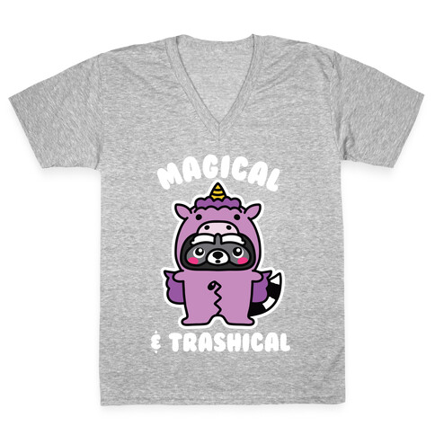Magical & Trashical V-Neck Tee Shirt