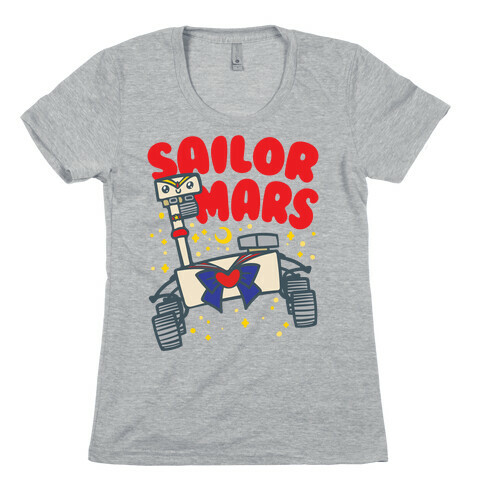 Sailor Mars Perseverance Parody Womens T-Shirt