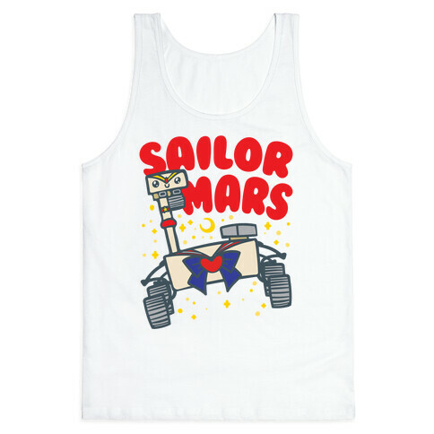Sailor Mars Perseverance Parody Tank Top
