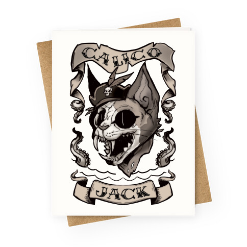 Calico Jack Greeting Card