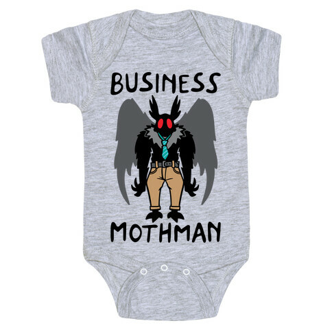 Business Mothman Parody Baby One-Piece