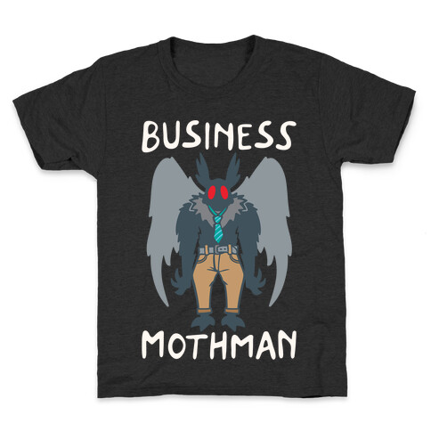 Business Mothman Parody White Print Kids T-Shirt