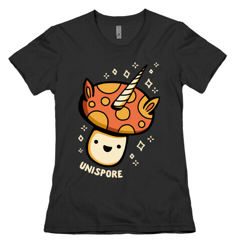 Unispore Unicorn Mushroom Womens T-Shirt