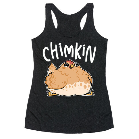 Chimkin Derpy Chicken Racerback Tank Top