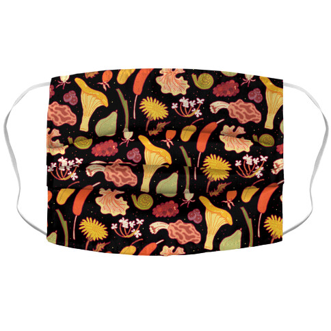 Forage Foral Pattern Accordion Face Mask