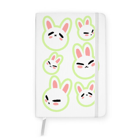 BunBun Pattern Green Notebook