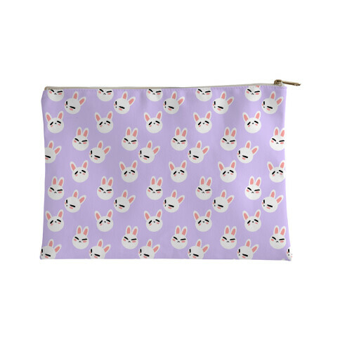 BunBun Pattern Lavender Accessory Bag