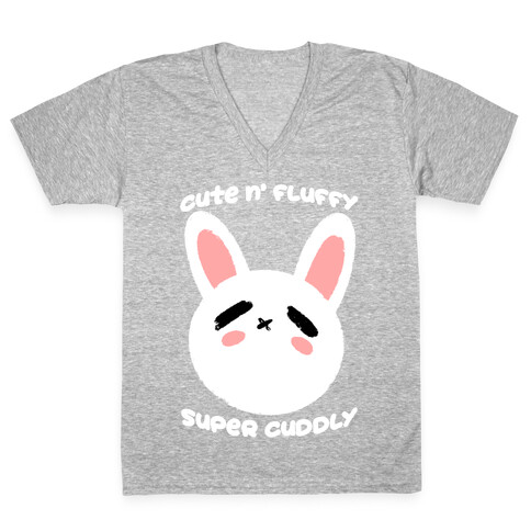 Cute N' Fluffy Super Cuddly V-Neck Tee Shirt