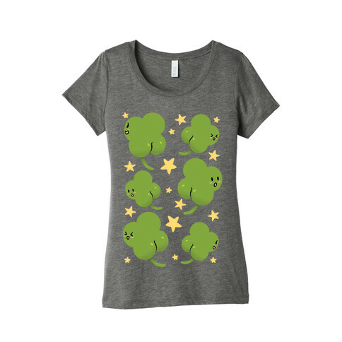 Shamrock Butts N' Stars Womens T-Shirt