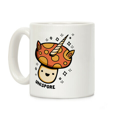 Unispore Unicorn Mushroom Coffee Mug