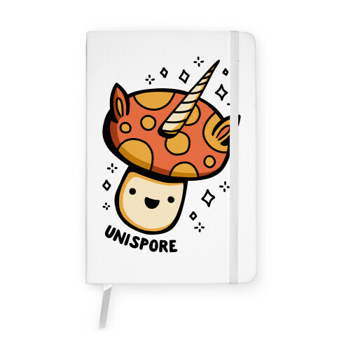 Unispore Unicorn Mushroom Notebook