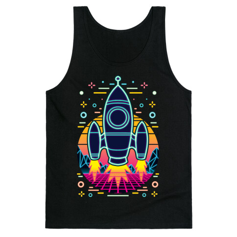 Synthwave Space Exploration Tank Top