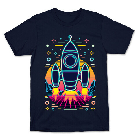 Synthwave Space Exploration T-Shirt