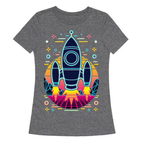 Synthwave Space Exploration Womens T-Shirt