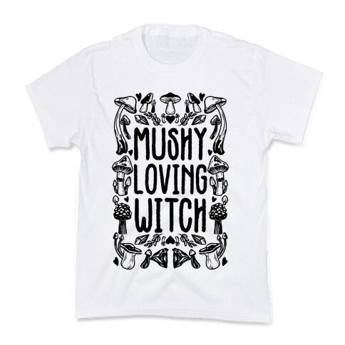 Mushy Loving Witch Kids T-Shirt