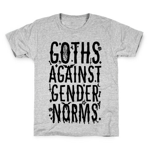 Goths Against Gender Norms Kids T-Shirt