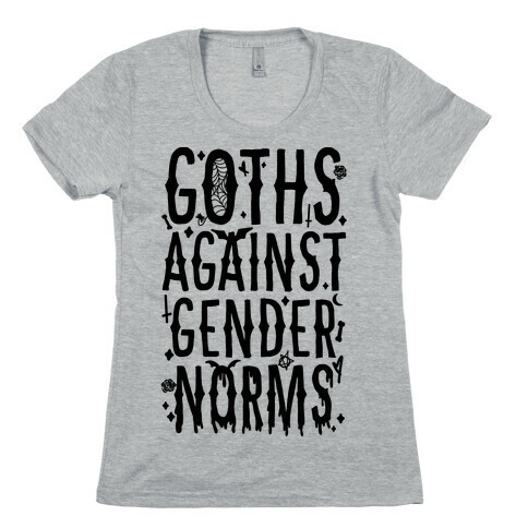 Goths Against Gender Norms Womens T-Shirt