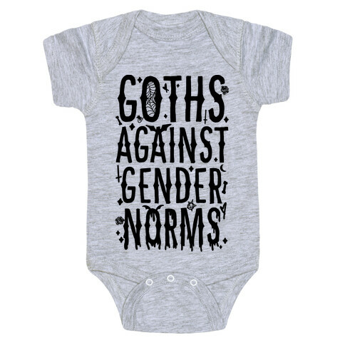 Goths Against Gender Norms Baby One-Piece