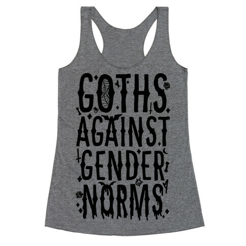 Goths Against Gender Norms Racerback Tank Top