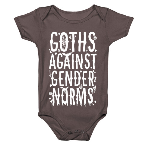 Goths Against Gender Norms Baby One-Piece