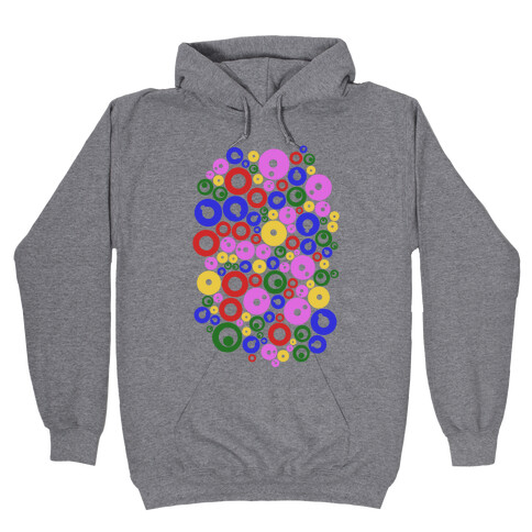 Bloobles Pattern Hooded Sweatshirt