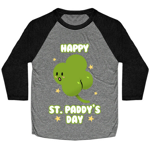 Happy St. Paddy's Day Shambutt Tee Tee Baseball Tee