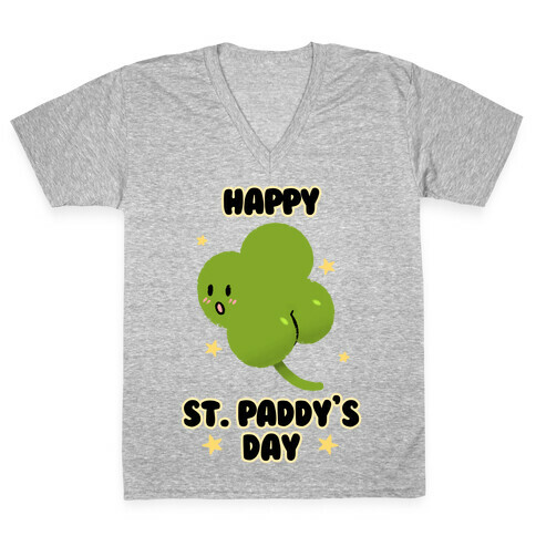 Happy St. Paddy's Day Shambutt Tee Tee V-Neck Tee Shirt