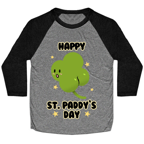 Happy St. Paddy's Day Shambutt Tee Tee Baseball Tee