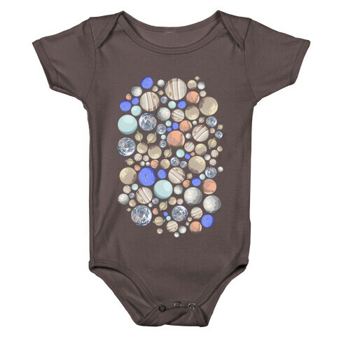 Planets Pattern Baby One-Piece