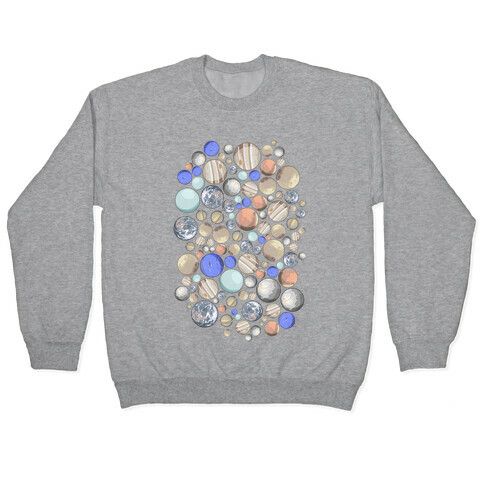 Planets Pattern Pullover