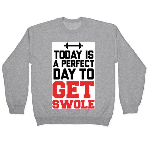Today Is a Perfect Day to Get Swole Pullover