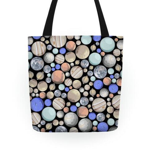 Planets Pattern Tote