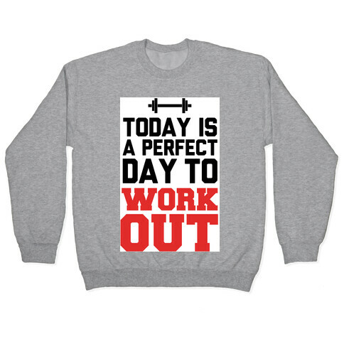 Today Is a Perfect Day to Work Out Pullover