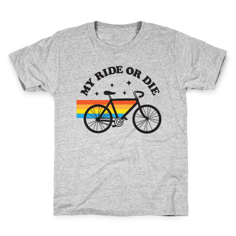 My Ride Or Die Bicycle Kids T-Shirt